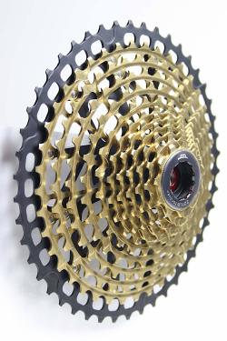 11-46 カセット 12スピード ゴールド 395g - シマノ11S HGフリーホイール用スプロケット。